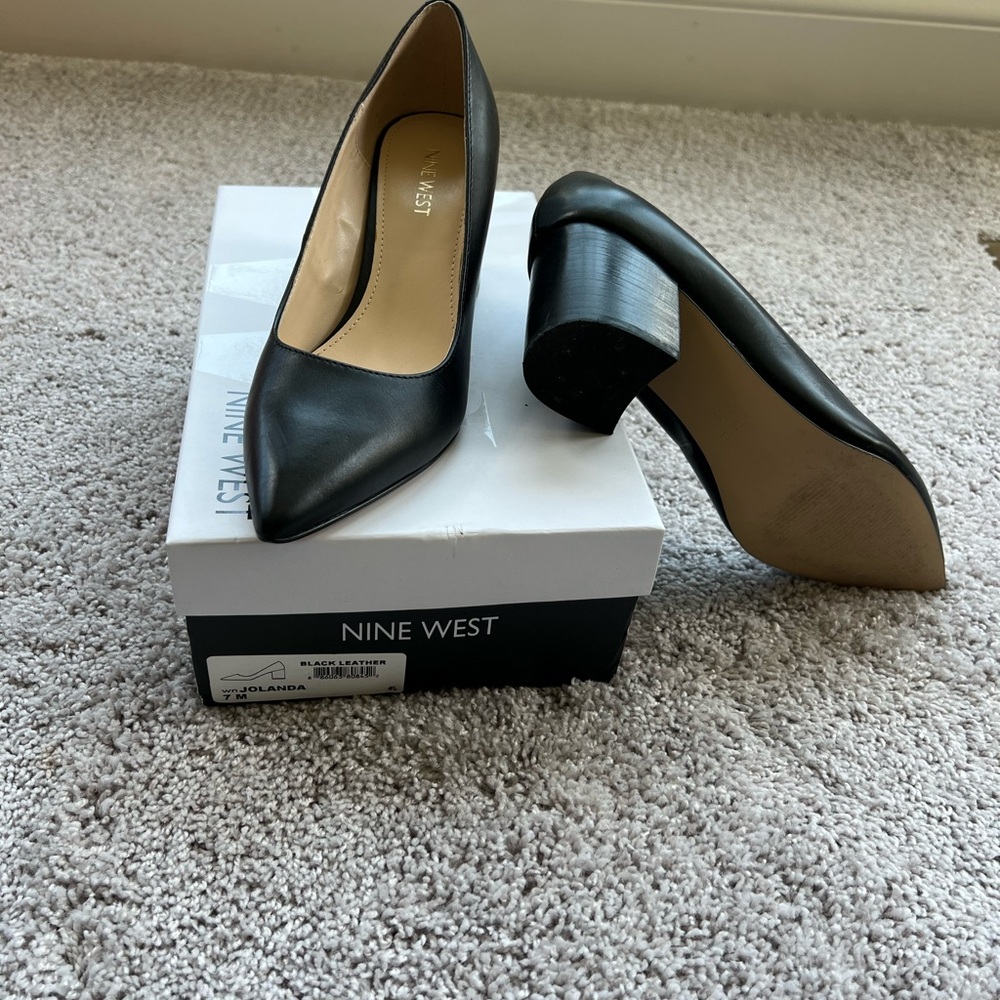 Nine West Classic Black Heels - Picture 2 of 2